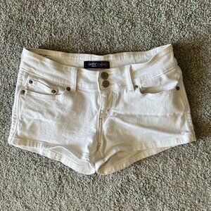 Levi’s shorts womens 7 white jean shorty shorts casual‎ denim vacation summer